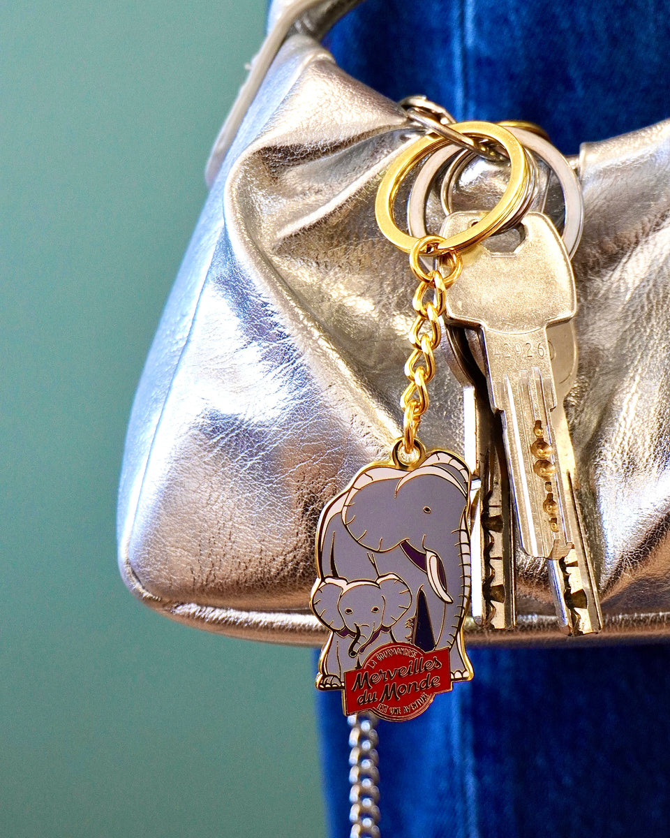 Porte-clé amulette éléphant - Esprit Éléphant Porte-clé amulette éléphant - Esprit Éléphant