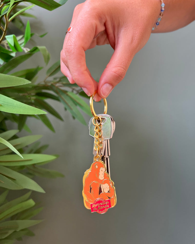 
                  
                    Porte-clé collector Orang-Outan Merveilles du Monde
                  
                