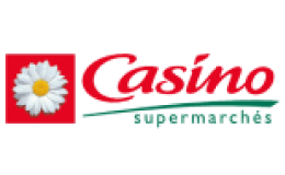 Logo de Casino supermarchés, enseigne où acheter du chocolat Merveilles du Monde