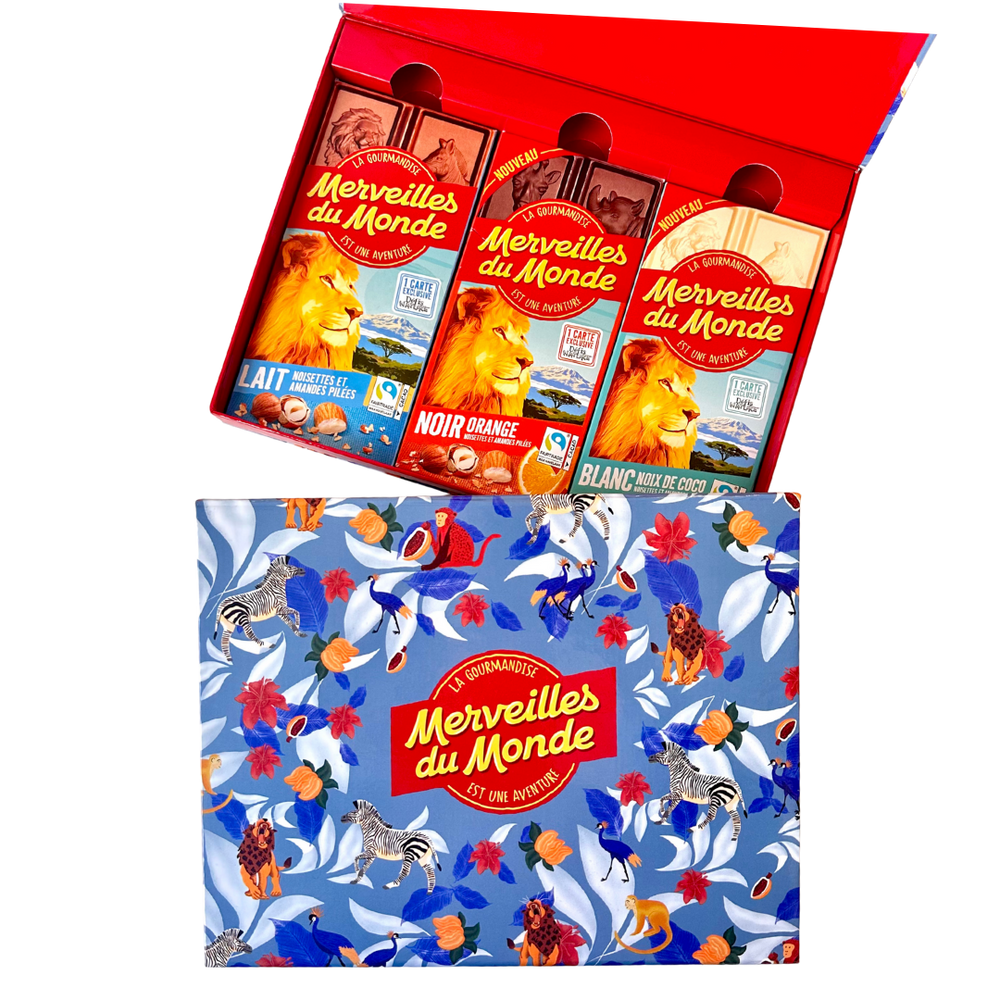 Assortiment de 6 tablettes Merveilles du monde.